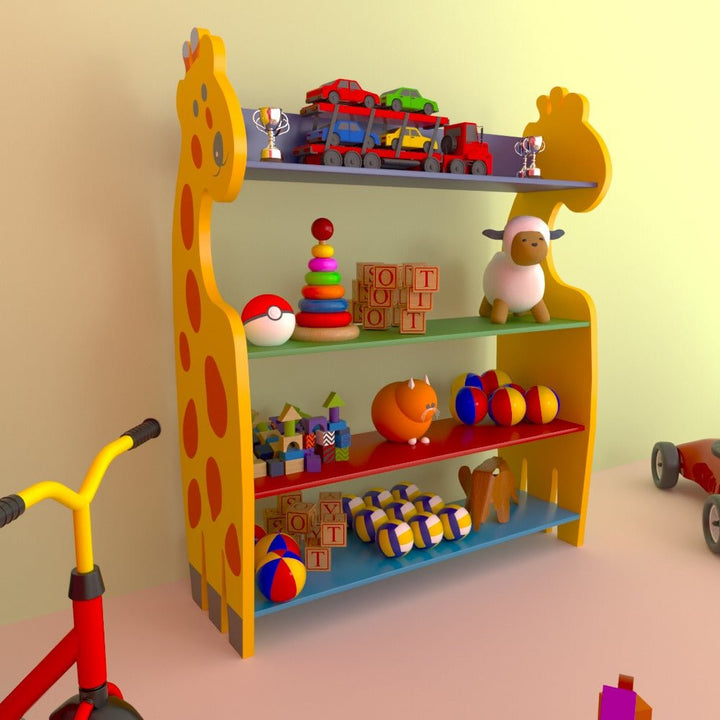 Shady Giraffe Kids Toy Bookcase Organizer Rack | Furniture | Waseeh Pakistan