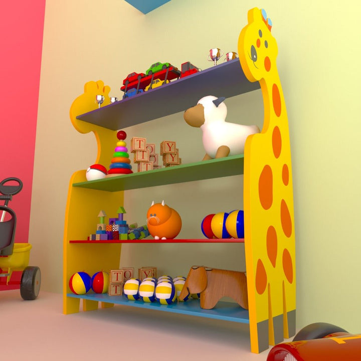Shady Giraffe Kids Toy Bookcase Organizer Rack | Furniture | Waseeh Pakistan
