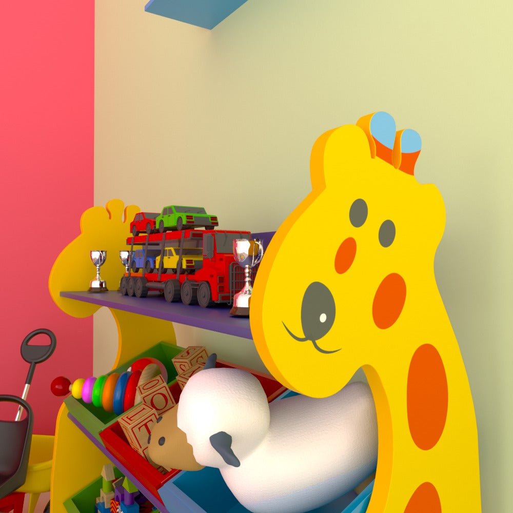 Shady Giraffe Kids Toy Bookcase Organizer Rack | Furniture | Waseeh Pakistan