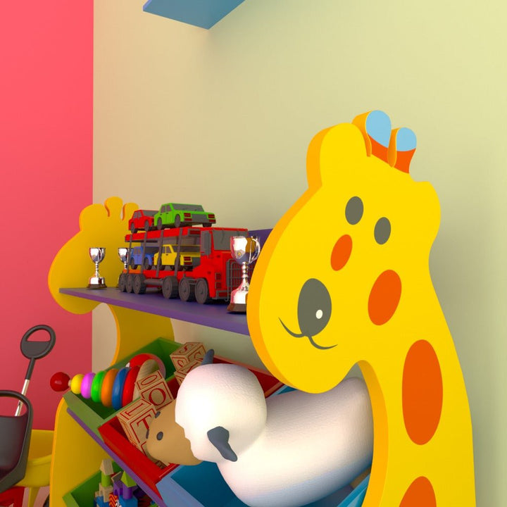 Shady Giraffe Kids Toy Bookcase Organizer Rack | Furniture | Waseeh Pakistan