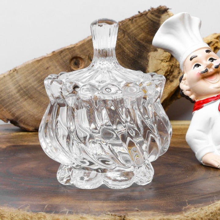 Sheff Crystal Candy Serving Jar | kitchen item | Waseeh Pakistan