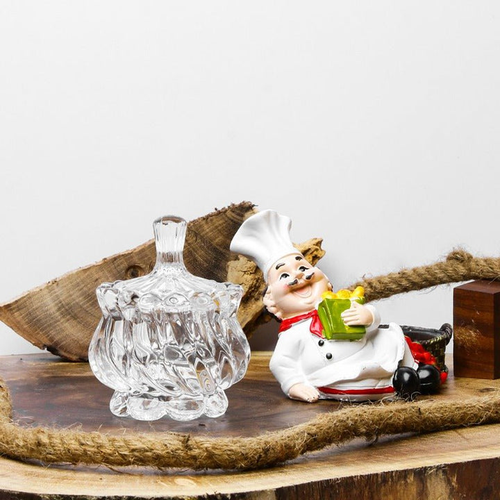 Sheff Crystal Candy Serving Jar | kitchen item | Waseeh Pakistan