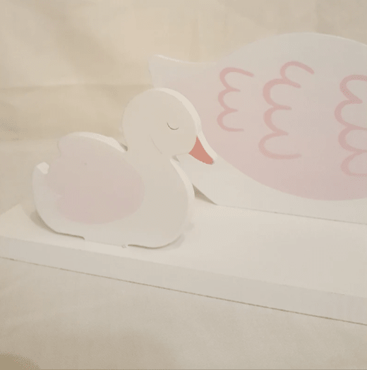 Shy Swan Girls Kids Bedroom Floating Organizer Shelve | Furniture | Waseeh Pakistan