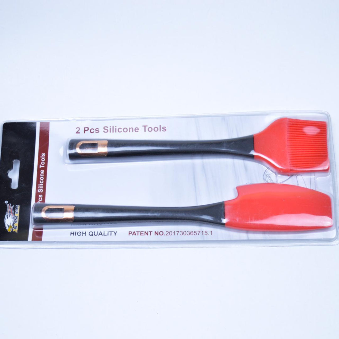 Silicon spatula and brush set | kitchen item | Waseeh Pakistan