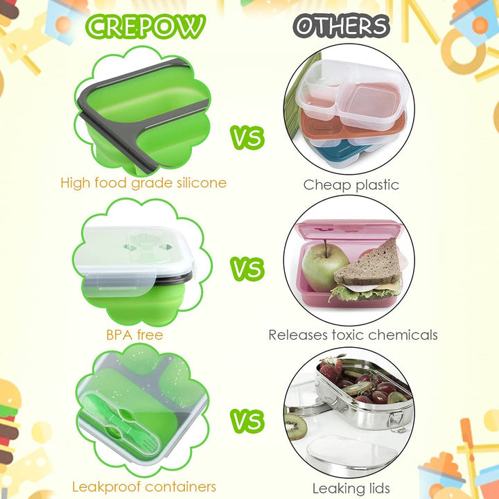 Silicone Foldable Lunchbox | kitchen item | Waseeh Pakistan