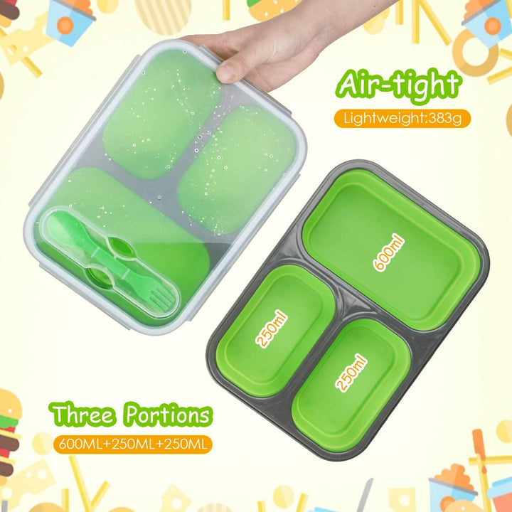 Silicone Foldable Lunchbox | kitchen item | Waseeh Pakistan