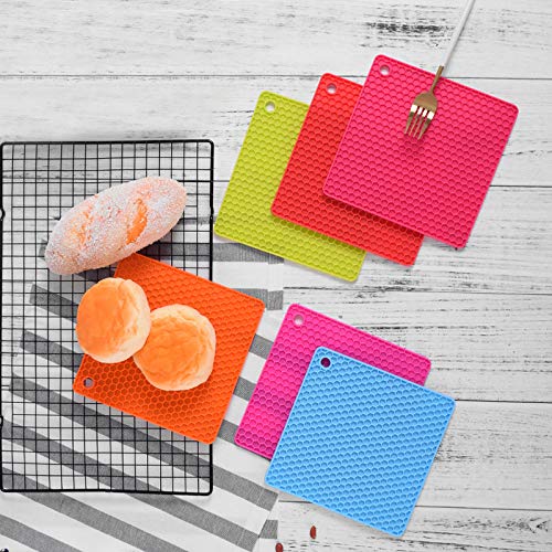 Silicone Heat Resistant Mats (Pack of 6) | kitchen item | Waseeh Pakistan