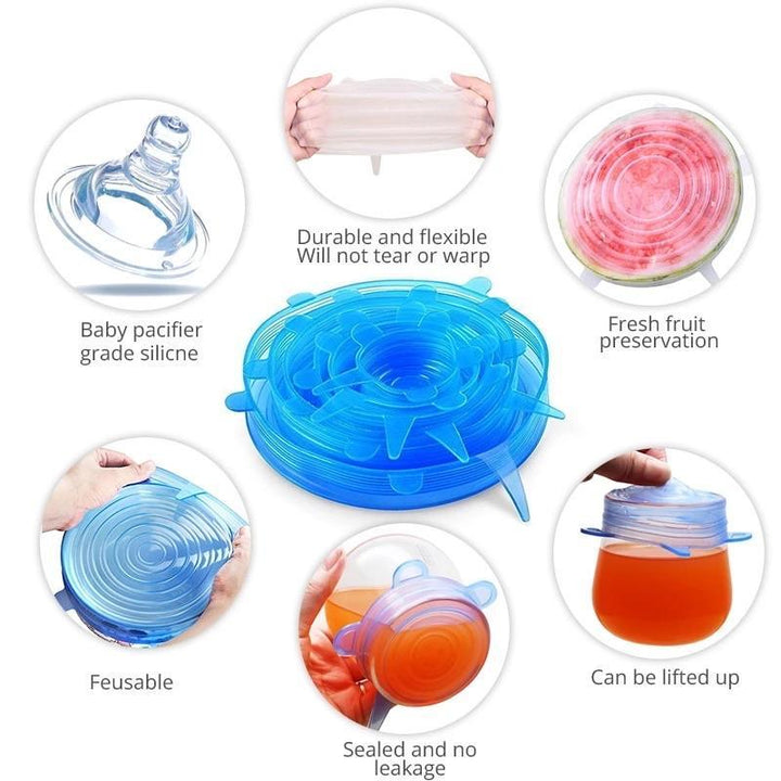 Silicone Stretch Lids | kitchen item | Waseeh Pakistan