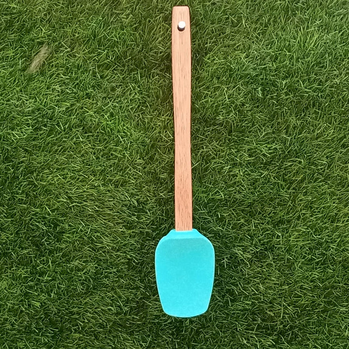 Simple Silicone Bamboo Spatula | kitchen item | Waseeh Pakistan