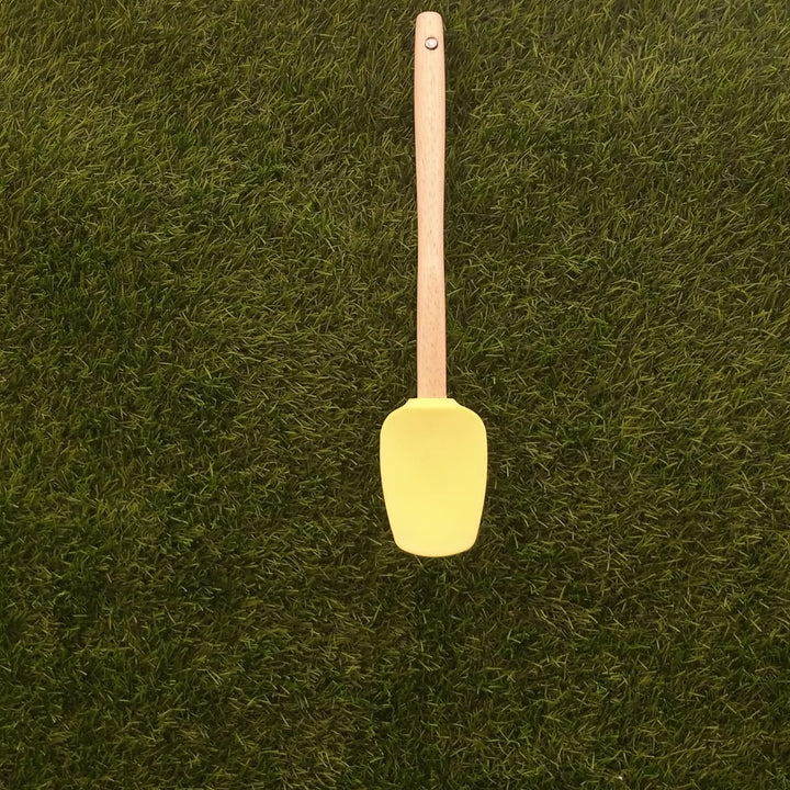 Simple Silicone Bamboo Spatula | kitchen item | Waseeh Pakistan
