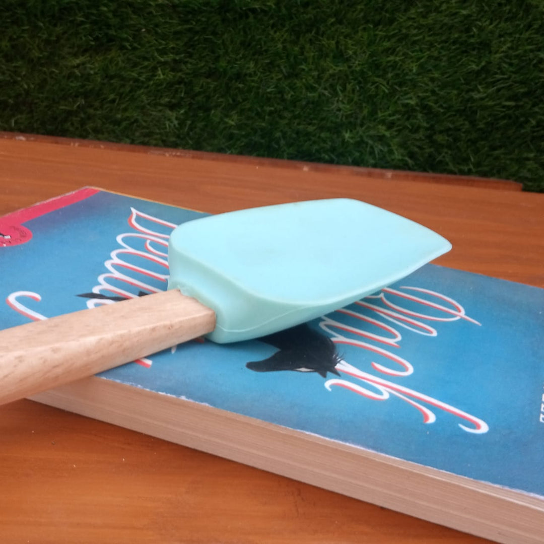 Simple Silicone Bamboo Spatula | kitchen item | Waseeh Pakistan
