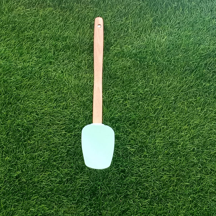 Simple Silicone Bamboo Spatula | kitchen item | Waseeh Pakistan