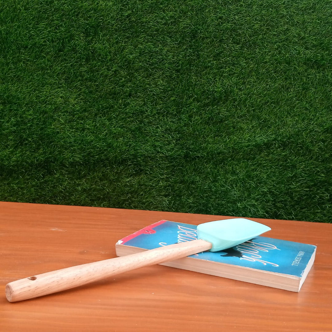 Simple Silicone Bamboo Spatula | kitchen item | Waseeh Pakistan