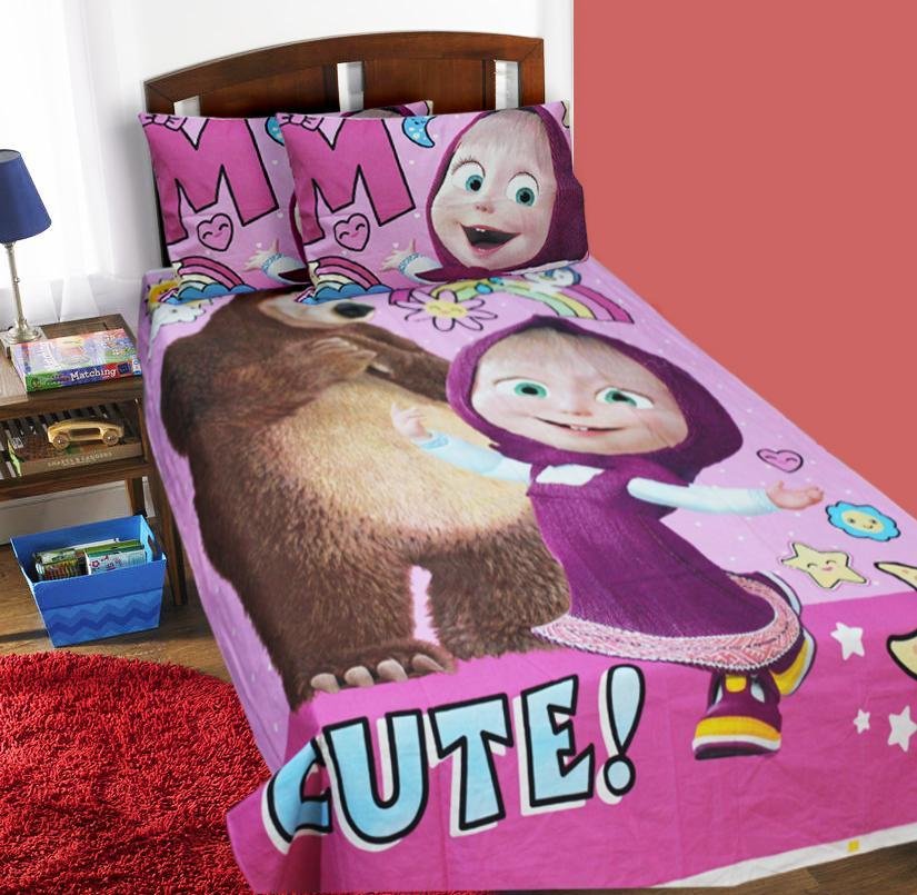 Single Kids Bed Sheet - CUTE | Home Décor | Waseeh Pakistan
