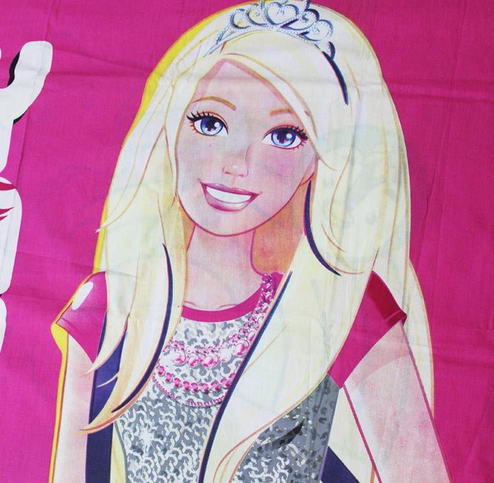Single Kids Bed Sheet - Heart Barbie | Home Décor | Waseeh Pakistan
