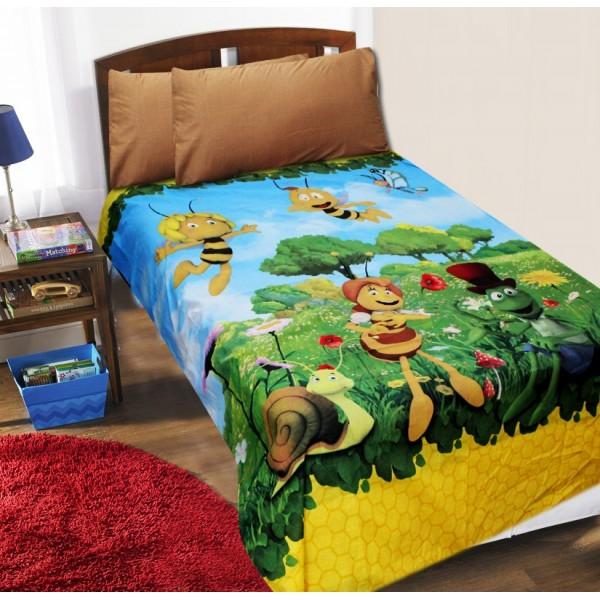 Single Kids Bed Sheet Set - Honey Bee | Home Décor | Waseeh Pakistan