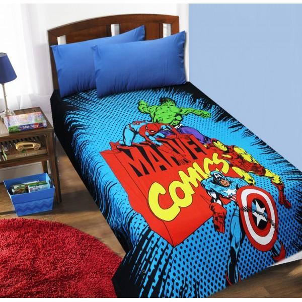 Single Kids Bed Sheet Set - Marvel Comics | Home Décor | Waseeh Pakistan