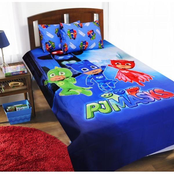 Single Kids Bed Sheet Set - PJ Masks | Home Décor | Waseeh Pakistan