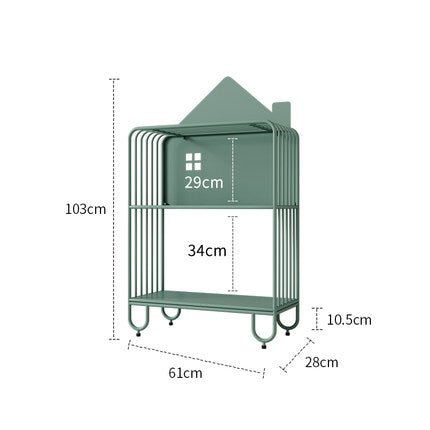 Sisi House Bookcase Kids Organizer Rack | Not Sale FB | Waseeh Pakistan