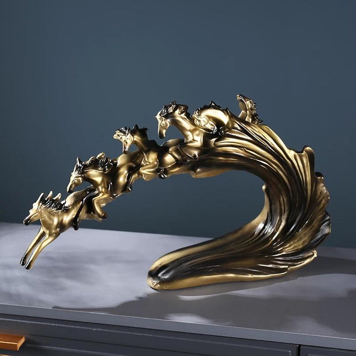 Six Horse Sculpture Decor | Home Décor | Waseeh Pakistan