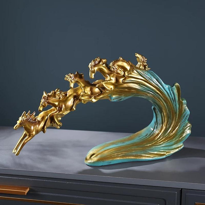 Six Horse Sculpture Decor | Home Décor | Waseeh Pakistan