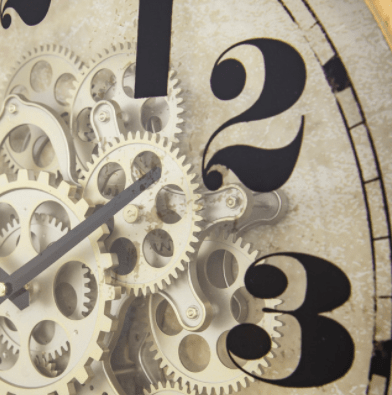 Skeleton Gears Wall Clock | Home Décor | Waseeh Pakistan