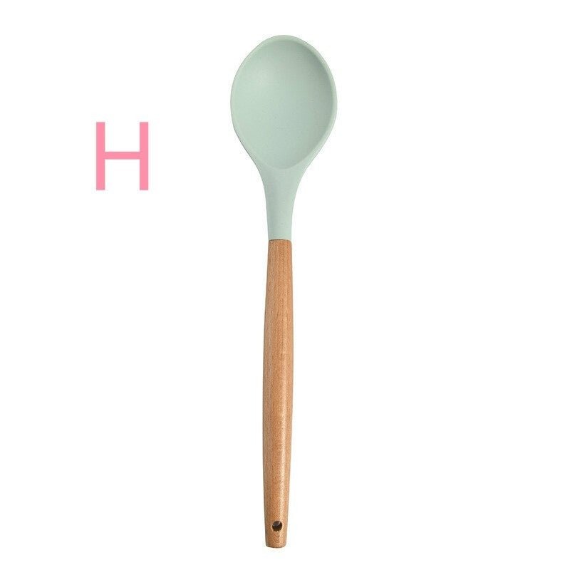 Skyish Silicone Kitchen Spoons | kitchen item | Waseeh Pakistan