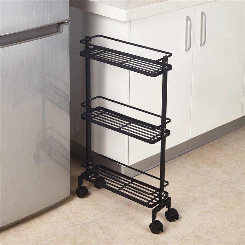 Slimy Mobility Kitchen Storage Organizer Trolley Rack | Not Sale FB | Waseeh Pakistan