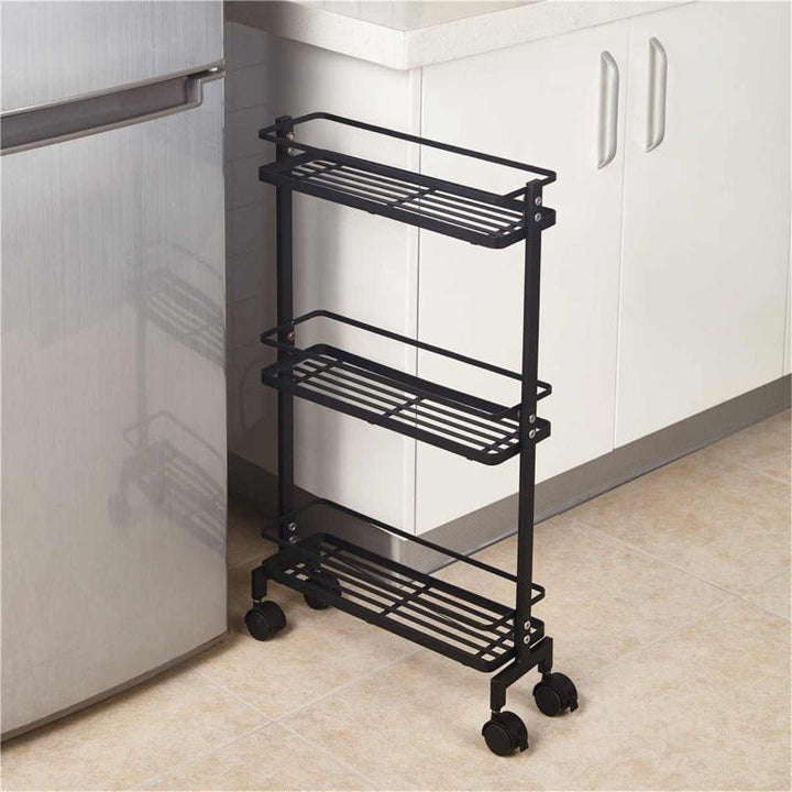 Slimy Mobility Kitchen Storage Organizer Trolley Rack | Not Sale FB | Waseeh Pakistan