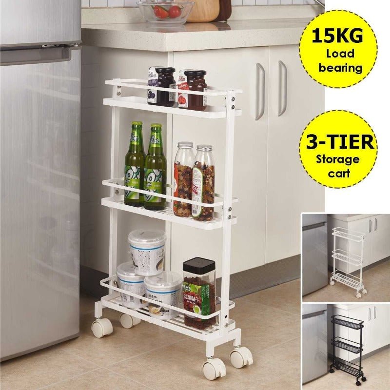 Slimy Mobility Kitchen Storage Organizer Trolley Rack | Not Sale FB | Waseeh Pakistan