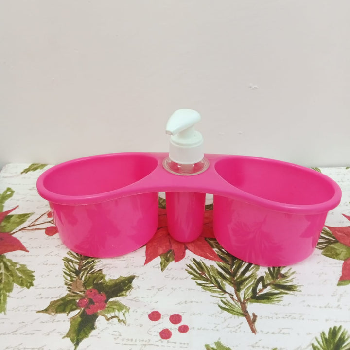 Soap Dispenser and Sponge Holder (2 in 1) | kitchen item | Waseeh Pakistan