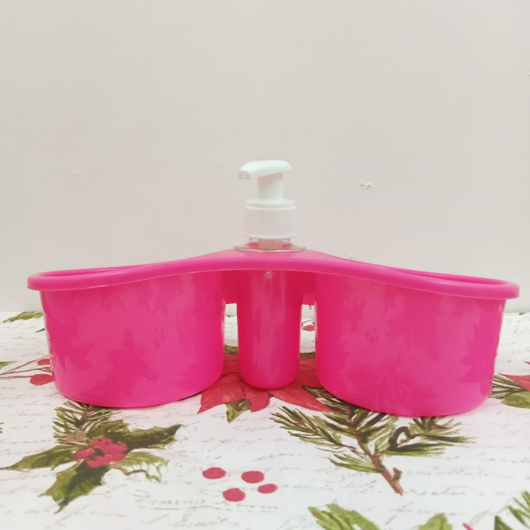 Soap Dispenser and Sponge Holder (2 in 1) | kitchen item | Waseeh Pakistan