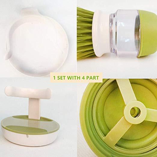 Soap Dispensing Palm Brush | kitchen item | Waseeh Pakistan