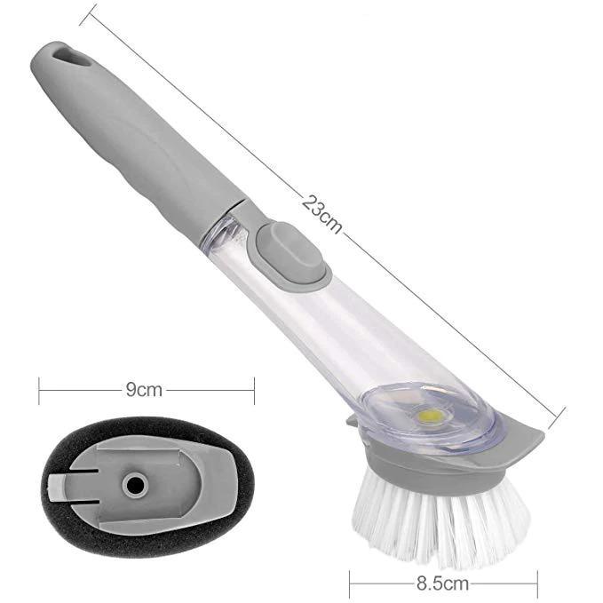 Soap Dispensing Scrubber Brush | kitchen item | Waseeh Pakistan