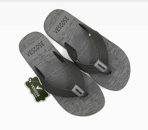 Vescose - Flip Flops - Gray Patterned - waseeh.com