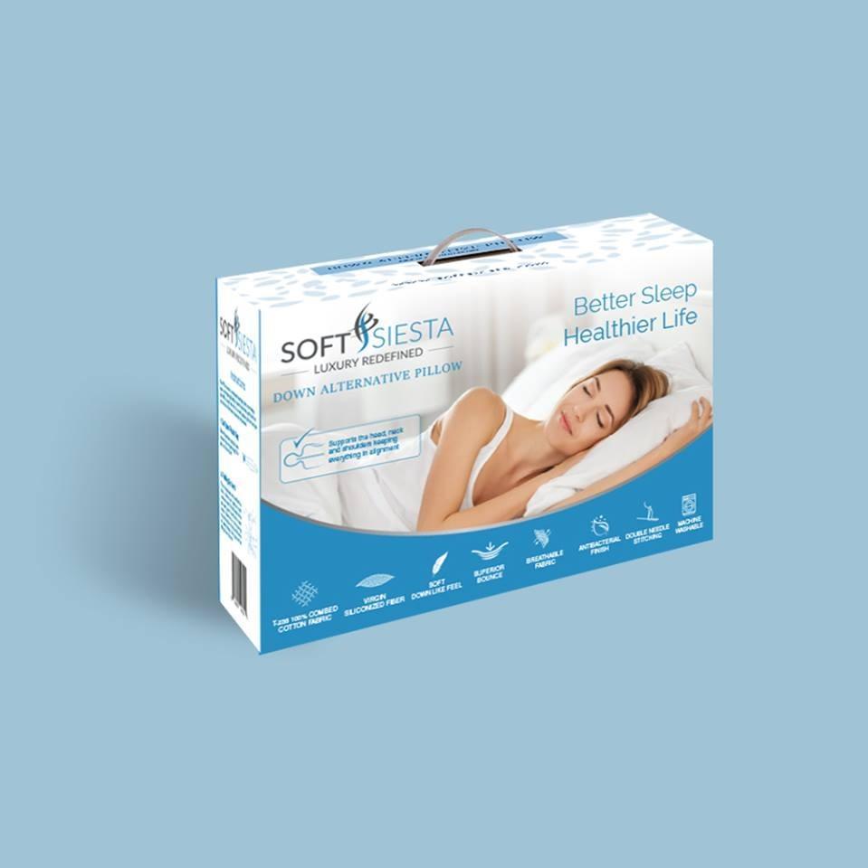 Soft Siesta Alternate Fill Pillow - Pack of 2 | Home Décor | Waseeh Pakistan