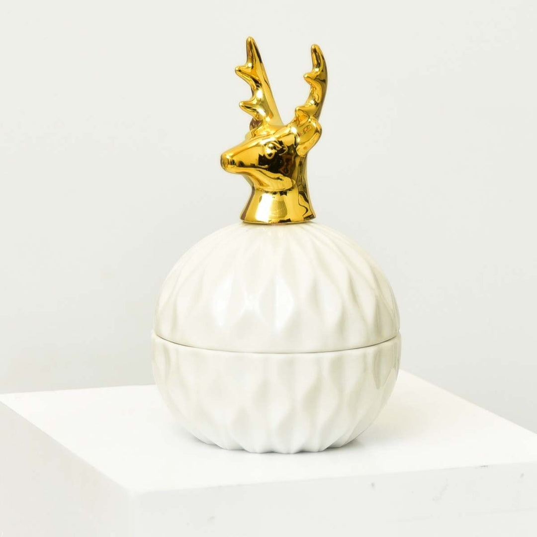 Souvenir Storage Jewelry Jar (White) | Home Décor | Waseeh Pakistan