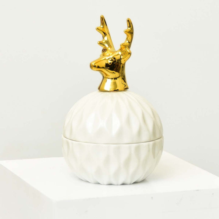 Souvenir Storage Jewelry Jar (White) | Home Décor | Waseeh Pakistan