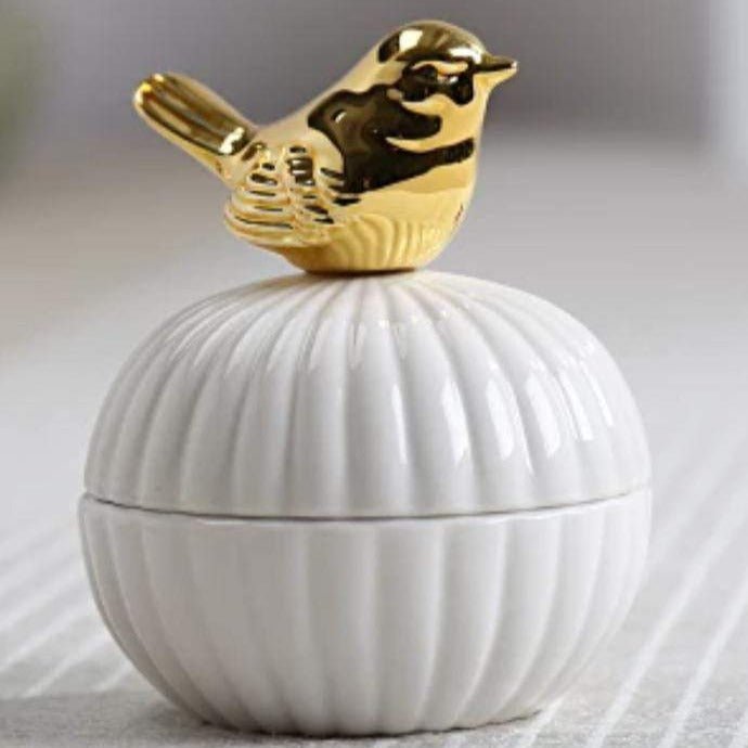 Souvenir Storage Jewelry Jar (White) | Home Décor | Waseeh Pakistan