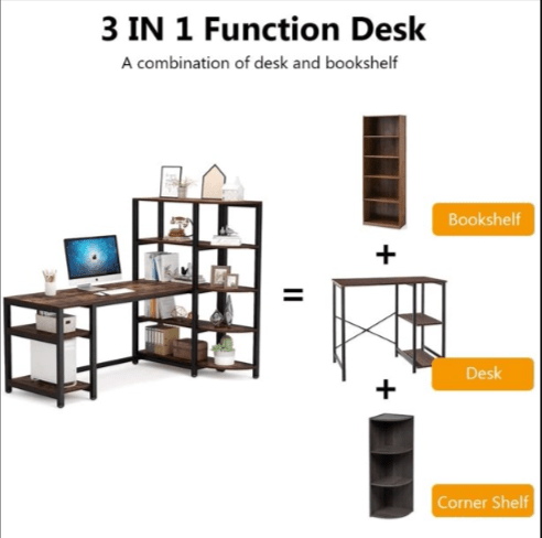 Space Savin Modern Computer Work Station Desk Organizer Table | Furniture | Waseeh Pakistan