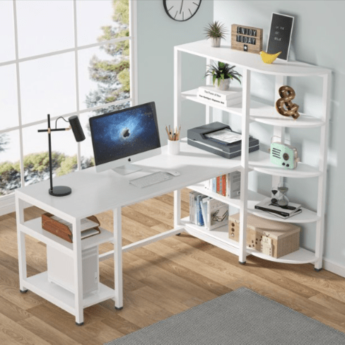 Space Savin Modern Computer Work Station Desk Organizer Table | Furniture | Waseeh Pakistan
