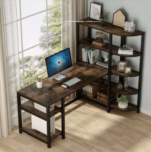 Space Savin Modern Computer Work Station Desk Organizer Table | Furniture | Waseeh Pakistan