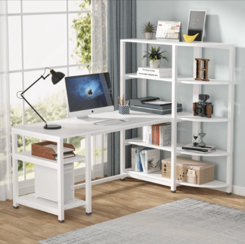 Space Savin Modern Computer Work Station Desk Organizer Table | Furniture | Waseeh Pakistan