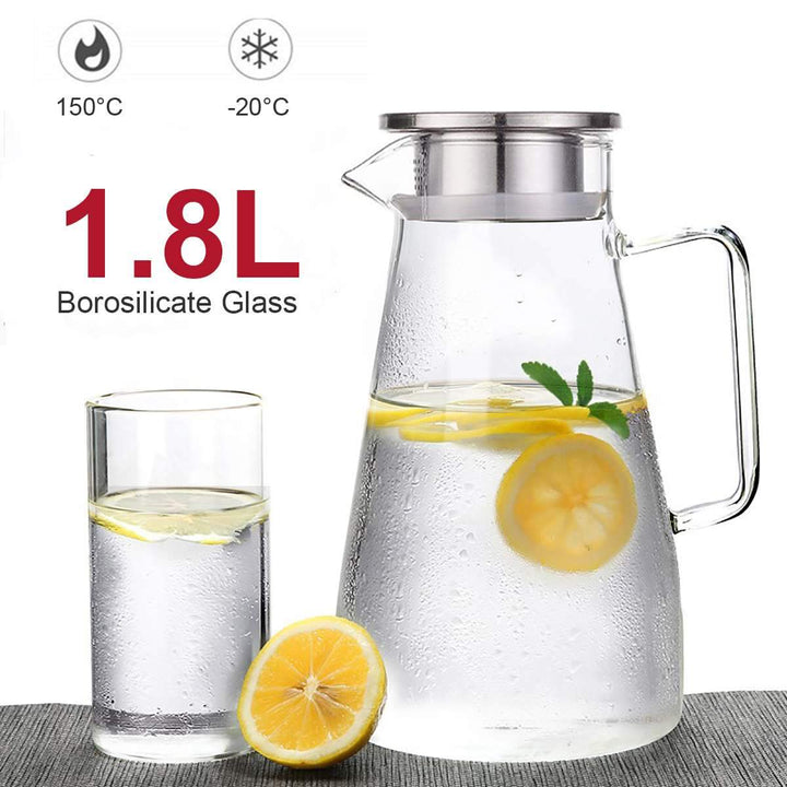 Sparkling Glass Pitcher | kitchen item | Waseeh Pakistan