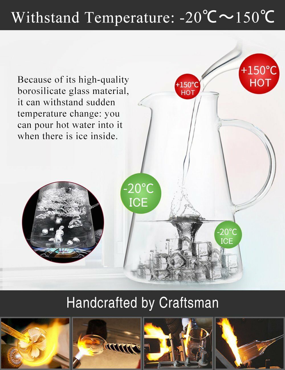 Sparkling Glass Pitcher | kitchen item | Waseeh Pakistan