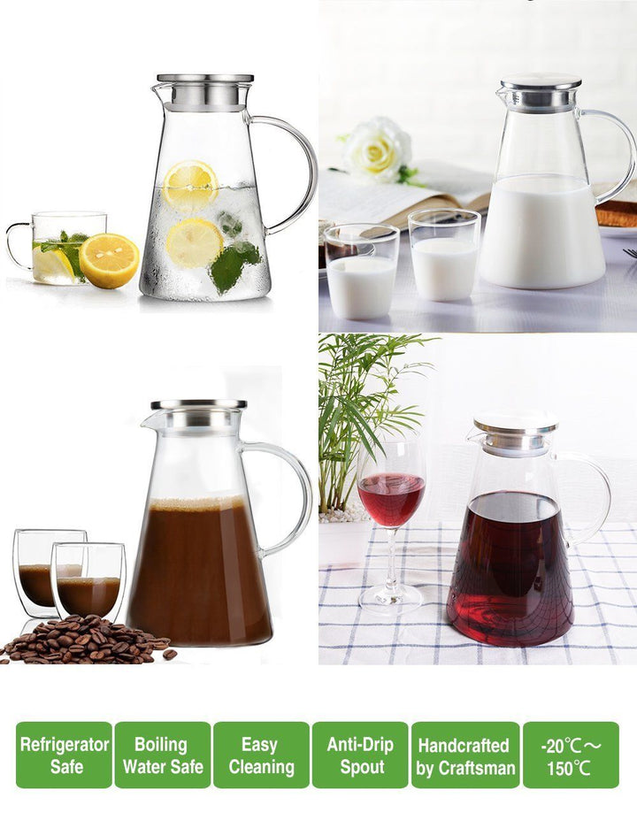Sparkling Glass Pitcher | kitchen item | Waseeh Pakistan