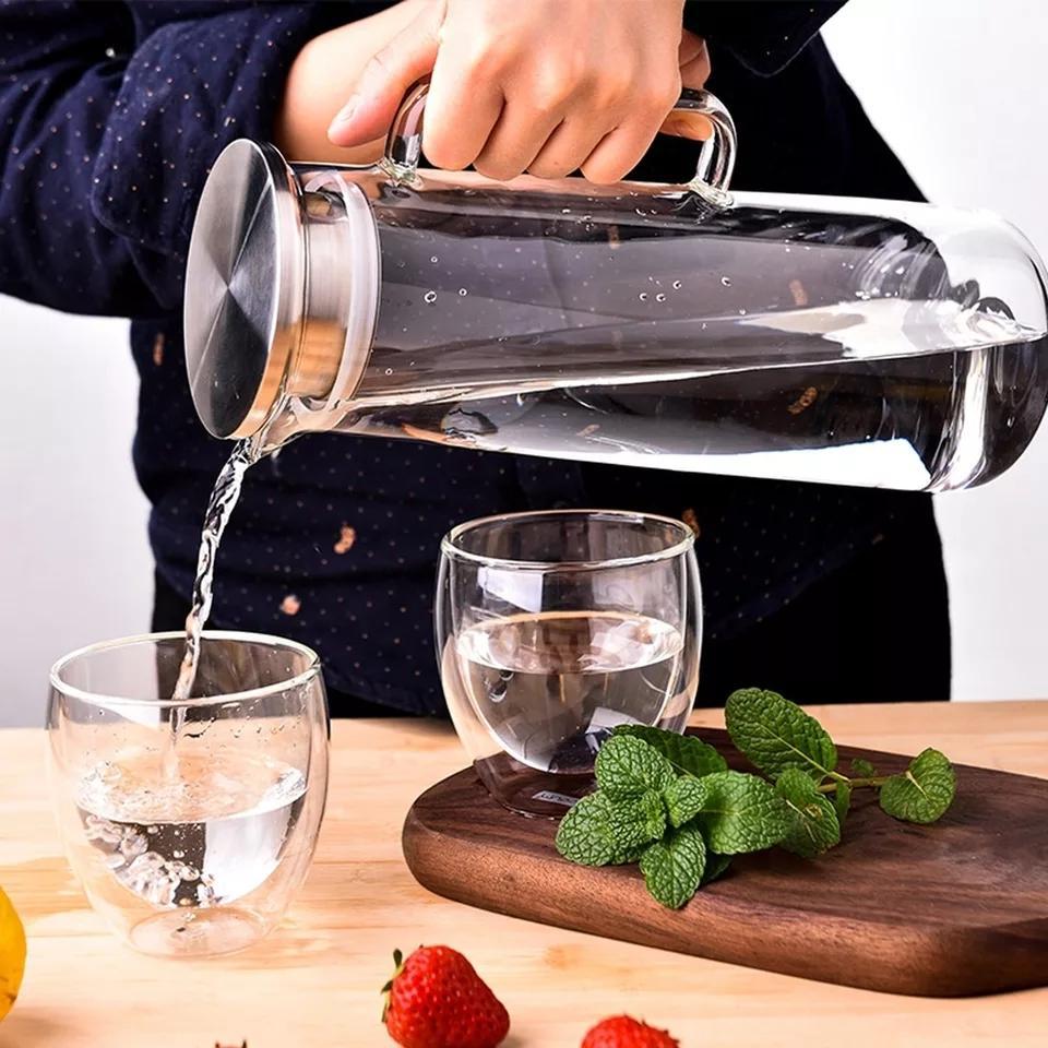 Sparkling Glass Pitcher | kitchen item | Waseeh Pakistan