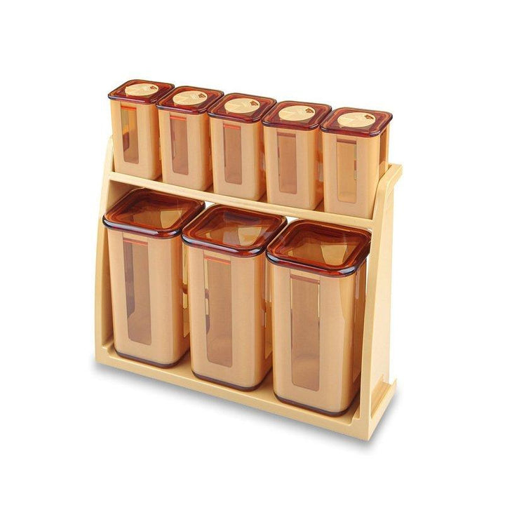Spice Jar Canister (Square Shaped) | kitchen item | Waseeh Pakistan
