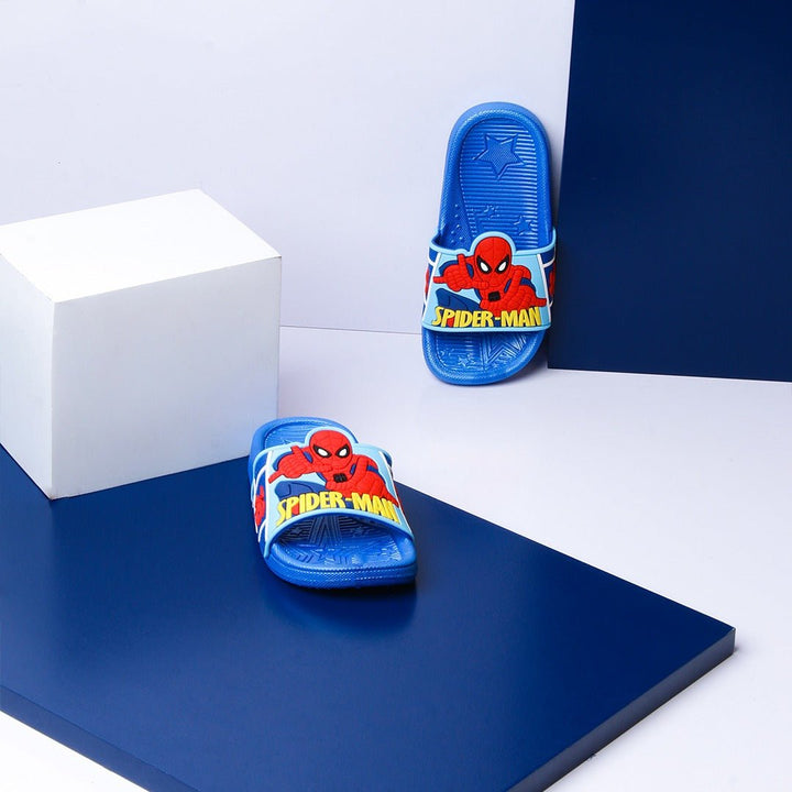Spiderman Kids Slippers (Blue) | Not Sale FB | Waseeh Pakistan