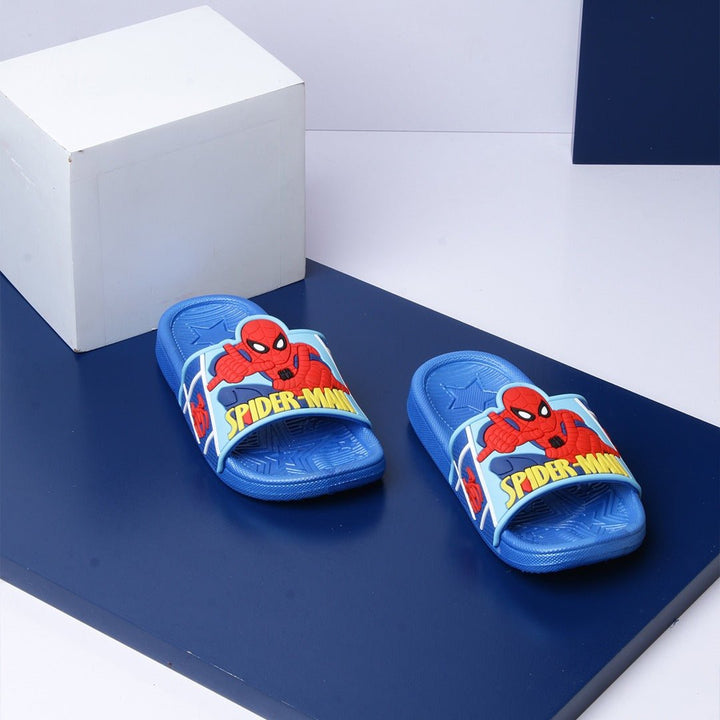 Spiderman Kids Slippers (Blue) | Not Sale FB | Waseeh Pakistan